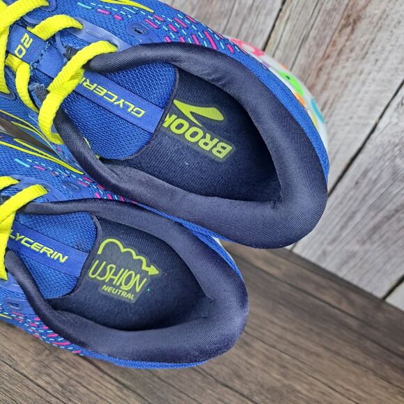Brooks Glycerin 20 Running Shoes Women's Sz 12 B Breakfast Cereal Edition Bowl O - Picture 7 of 12